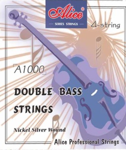 Alice A1000-4/4 Комплект струн для контрабаса. Alice